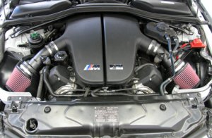 BMW M5 Performance Air Intake - K&N Engineering - Typhoon Short Ram - Flat Black - `06-`07